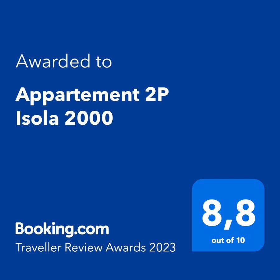 Appartement 2P Isola 2000 Kültér fotó